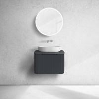 Oltens Hamnes szafka podumywalkowa 60 cm czarny mat 60022300