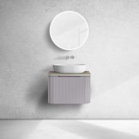 Oltens Hamnes szafka 60 cm podumywalkowa wisząca z blatem kaszmir/dąb 68668900