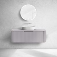 Oltens Hamnes szafka 120 cm podumywalkowa wisząca z blatem kaszmir 68677900