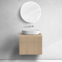 Zestaw Oltens Lun szafka podumywalkowa 60 cm z blatem dąb 68730060