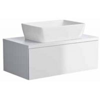 Opoczno Splendour szafka 80 cm podumywalkowa wisząca z blatem biała S923-010