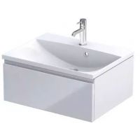 Oristo Brylant szafka 60 cm podumywalkowa wisząca biały mat OR36-SD1S-60-1