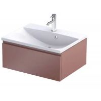 Oristo Brylant szafka 59,6x45,5x25 cm podumywalkowa wisząca czerwony mat OR36-SD1S-60-19