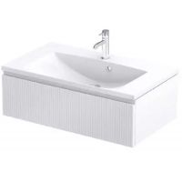 Oristo Brylant szafka 80 cm podumywalkowa wisząca biały mat OR36-SD1S-80-2R