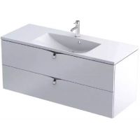 Oristo Siena szafka 120 cm podumywalkowa wisząca biały mat OR45-SD2S-120-2