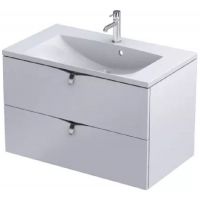 Oristo Siena szafka 80 cm podumywalkowa wisząca biały mat OR45-SD2S-80-2