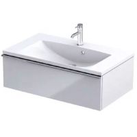 Oristo Etna szafka 80 cm podumywalkowa wisząca biały połysk OR52-SD1S-80-1