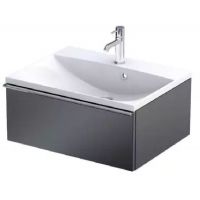 Oristo Etna szafka 80 cm podumywalkowa wisząca czarny mat OR52-SD1S-80-8