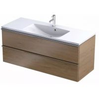 Oristo Etna szafka 119,6x45,5x50 cm podumywalkowa wisząca dąb kamienny OR52-SD2S-120-78