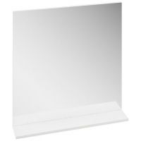 Ravak Rosa II lustro 76x75 cm prostokątne z półką biały X000001296