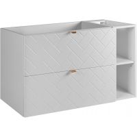 Zestaw Rodan Trend zestaw mebli łazienkowych 100 cm biały (5906154450829, 5906154452151)