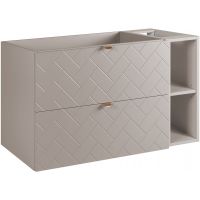 Zestaw Rodan Trend zestaw mebli łazienkowych 100 cm kaszmir (5906154450911, 5906154452182)