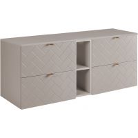 Zestaw Rodan Trend zestaw mebli łazienkowych 140 cm kaszmir (5906154450904, 5906154452182, 5906154452021)