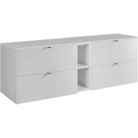 Zestaw Rodan Trend zestaw mebli łazienkowych 180 cm biały (5906154450829, 5906154452151, 5906154452076)