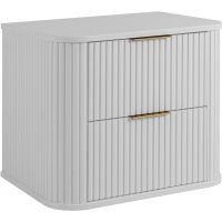 Rodan Elegance szafka z blatem 60,4x41,5x51,7 cm podumywalkowa wisząca biała