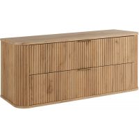 Rodan Elegance szafka z blatem 120,4x41,5x51,7 cm podumywalkowa wisząca dąb
