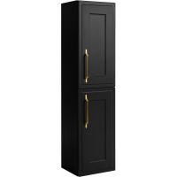 Rodan Classic szafka 35x27x136 cm boczna wisząca czarna