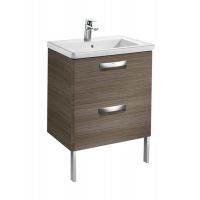 Roca Gap-N zestaw łazienkowy 60 cm umywalka z szafką teak A855997150