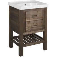 Sapho Brand szafka 56x43x83 cm podumywalkowa stojąca dąb BA068S