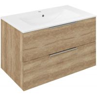 Sapho Cirasa szafka 79,8 cm podumywalkowa wisząca dąb Alabama CR801-2222