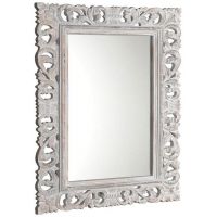 Sapho Scule & Samblung lustro 100x70 cm prostokątne rama biały IN171