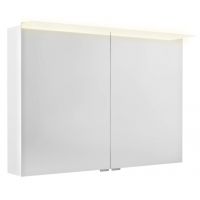 Sapho Linex szafka 100 cm lustrzana z oświetleniem LED wisząca biały LX100-0030