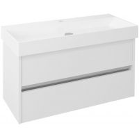 Sapho Nirona szafka 95x43x50 cm podumywalkowa wisząca biała NR100-3030