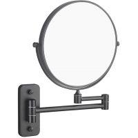 Stella lusterko kosmetyczne 26x32 cm okrągłe czarny 22.01230-B