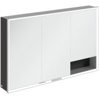 Villeroy & Boch My View+ szafka 75x16,8x120 cm z lustrem Volcano Black A48112VL