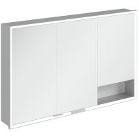 Villeroy & Boch My View+ szafka 120x16,8x75 cm z lustrem Pure White A48212VF