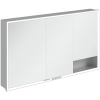 Villeroy & Boch My View+ szafka 130x16,8x75 cm z lustrem do zabudowy aluminium A4821300