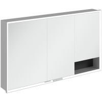 Villeroy & Boch My View+ szafka 130x16,8x75 cm z lustrem do zabudowy Volcano Black A48213VL