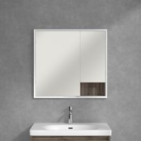 Villeroy & Boch My View+ szafka 80x16,8x75 cm z lustrem biała stone oak A48280RK