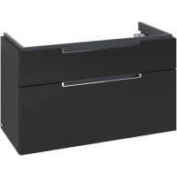 Villeroy & Boch Subway 2.0 szafka 98,7x44,9x59 cm podumywalkowa wisząca Volcano Black A91510VL