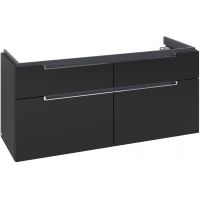 Villeroy & Boch Subway 2.0 szafka 128,7x44,9x59 cm podumywalkowa wisząca Volcano Black A91710VL