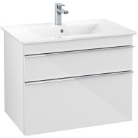 Villeroy & Boch Venticello szafka 75 cm podumywalkowa wisząca Glossy White A92501DH