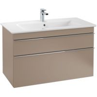 Villeroy & Boch Venticello szafka 95,3 cm podumywalkowa wisząca Taupe A92601VM