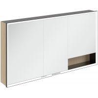 Villeroy & Boch My View+ szafka 75x16,8x140 cm z lustrem Nordic Oak/czarny B48114VJ