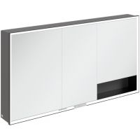 Villeroy & Boch My View+ szafka 75x16,8x140 cm z lustrem Graphite/czarny B48114VR