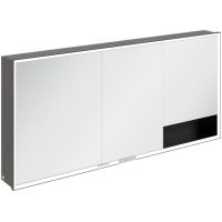 Villeroy & Boch My View+ szafka 75x16,8x160 cm z lustrem aluminium/czarny B4811600