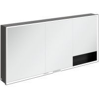 Villeroy & Boch My View+ szafka 75x16,8x160 cm z lustrem Volcano Black/czarny B48116VL