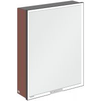 Villeroy & Boch My View+ szafka 60x16,8x75 cm z lustrem prawa Wine Red B4816RAH