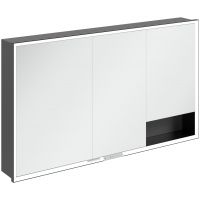 Villeroy & Boch My View+ szafka 130x16,8x75 cm z lustrem grafitowa B48213VR