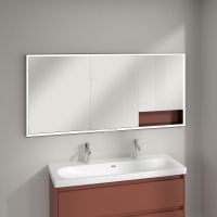 Villeroy & Boch My View+ szafka 160x16,8x75 cm z lustrem wine red B48216AH