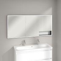 Villeroy & Boch My View+ szafka 160x16,8x75 cm z lustrem biała B48216VF