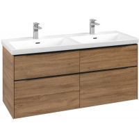 Villeroy & Boch Subway 3.0 szafka 127,2 cm podumywalkowa wisząca Oak Kansas C56801RH