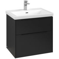 Villeroy & Boch Subway 3.0 szafka 62,2x47,8x57,6 cm podumywalkowa wisząca Volcano Black C576L1VL