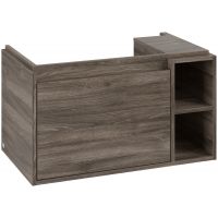 Villeroy & Boch Skyla szafka 77,2x43,9x43,6 cm podumywalkowa wisząca lewa Stone Oak C78800RK