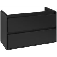 Villeroy & Boch Skyla szafka 97,2x43,9x59,6 cm podumywalkowa wisząca Volcano Black C79900VL