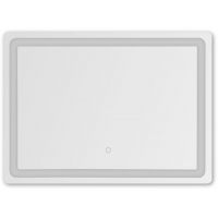 Zuma Line lustro 70x50 cm prostokątne z oświetleniem transparentne 003064-030824